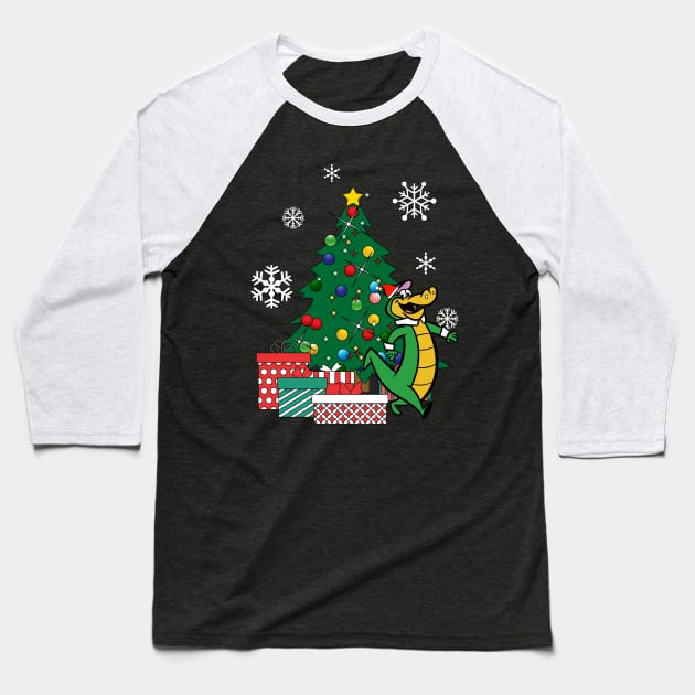 Wally Gator Around The Christmas Tree Baseball T-Shirt by Nova5